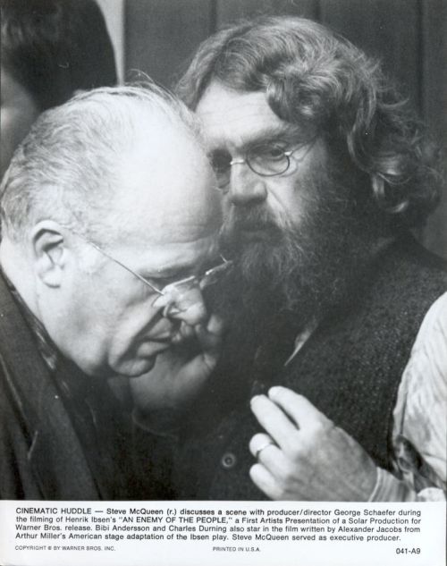 Director George Schaefer and Steve McQueen